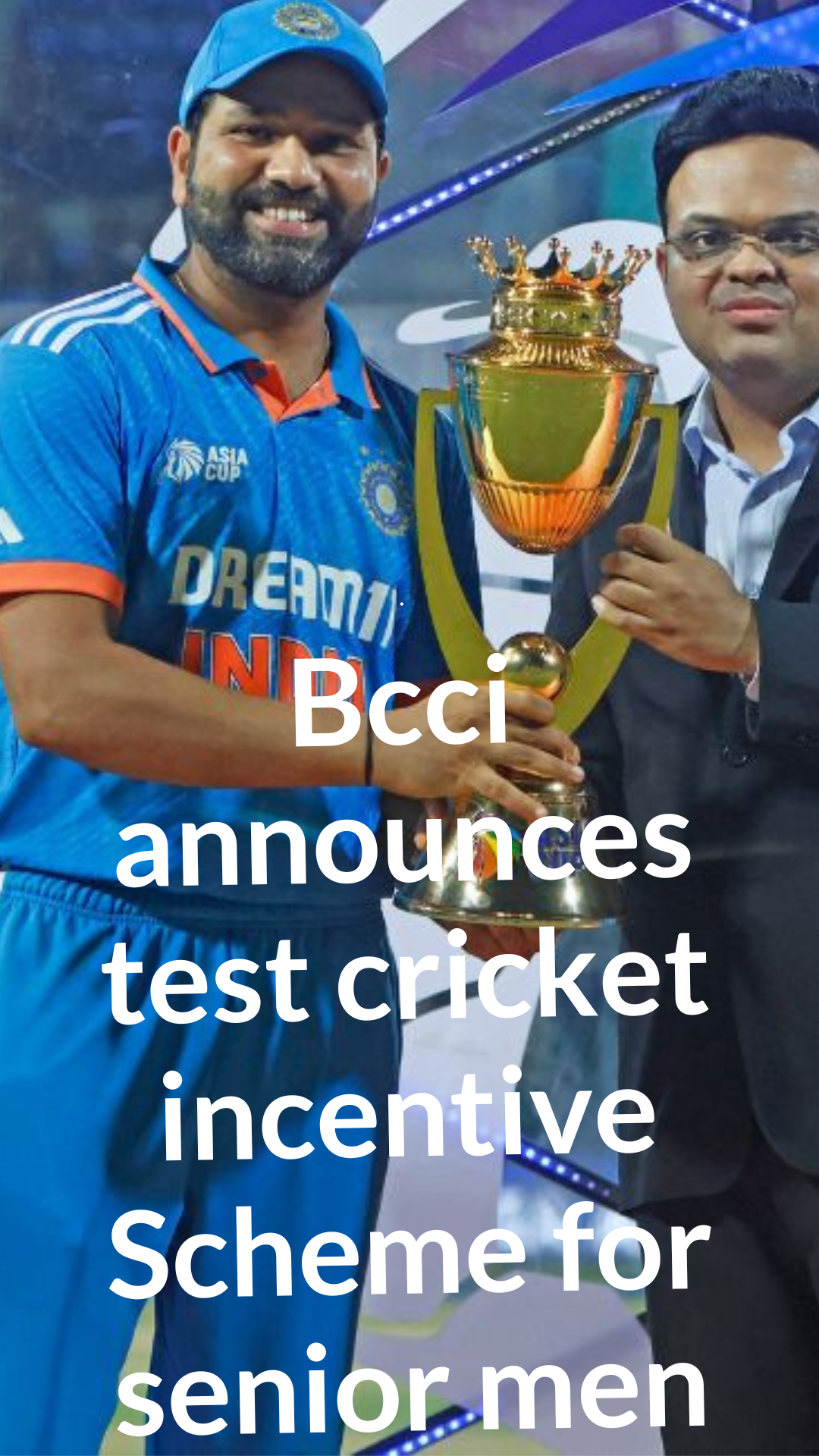 BCCI announces Test Cricket incentive of up to ₹45 lakh